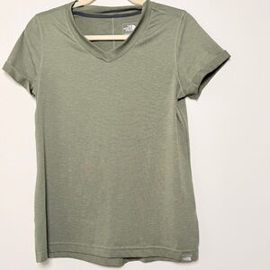The North Face Women's Sage Green V-Neck Tee